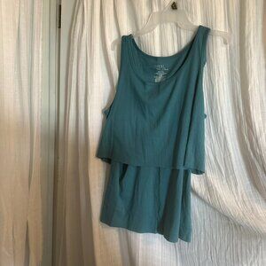 Nursing, Breastfeeding Tank, New, Teal, Discreet,
